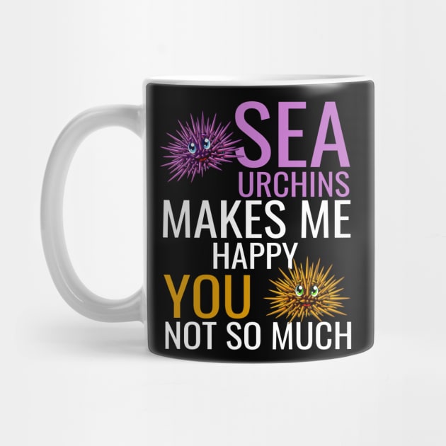 Sea urchin Happy Funny & humor Sea urchins Cute & Cool Art Design Lovers by zyononzy